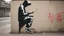 Placeholder: hacker by banksy