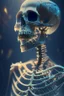 Placeholder: psychopat skeleton i "oljehyre", art, 4k, high detail, trending art, depth of field, volumetric light, dramatic lights