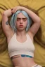 Placeholder: Billie Eilish, in my underwear, photorealistic illustration, 4k