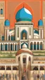 Placeholder: A unique and diverse rendering of Al-Aqsa Mosque, with intricate details and vibrant colors that capture the essence of Palestinian culture.