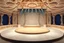 Placeholder: image of a Royal stage with 3d fractal base decoration with large dance area