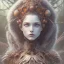 Placeholder: karlan, rusty metal, anime, Dryad, fae, sidhe, ominous, nature, plants, wildflower, facepaint, dnd character portrait, intricate, oil on canvas, masterpiece, expert, insanely detailed, 4k resolution, retroanime style, cute big circular reflective eyes, cinematic smooth, intricate detail, bright colors