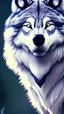 Placeholder: White fur, Werewolf, Red eyes, character, full body portrait, expert, insanely detailed, 4k resolution, cinematic smooth, intricate detail, fluffy, award wining portrait, anthropomorphic wolf