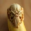 Placeholder: A high-resolution photograph of intricate scrimshaw of the face of Cthulhu carved into a banana, surreal, profound,