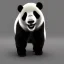 Placeholder: Panda smile 3d model