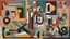 Placeholder: abstract in the style of stuart davis