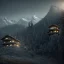 Placeholder: Five hunting people, sense of fear, mountain hut in the background, Alps, night sky, 8k, HD, cinematography, photorealistic, Cinematic, Color Grading, Ultra-Wide Angle, Depth of Field, hyper-detailed, beautifully color-coded, insane details, intricate details, beautifully color graded, Cinematic, Color Grading, Editorial Photography, Depth of Field, DOF, Tilt Blur, White Balance, 32k, Super-Resolution, Megapixel, ProPhoto RGB, VR, Halfrear Lighting, Backlight, Natural Lighting, Incandes