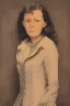 Placeholder: Portrait lady, full body shot, full-color medium shot, style of Harry Bennett