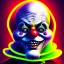 Placeholder: Killer clown neon death stormy