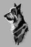 Placeholder: Genrat an ai vector art of the "wolfhound"