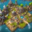 Placeholder: architecture concept in dofus，vertical view