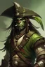 Placeholder: Half Orc, Swashbuckler, Pirate, Rapir, Feather on Hat