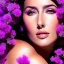 Placeholder: monica bellucci underwater with purple flowers for hair, closed eyes, rtx, reflection, 8k, glow, winning photography, caustics