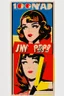 Placeholder: Vintage pop art style, uno card