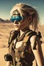 Placeholder: [bokeh] Tank Girl peers out across the blasted desert landscape, her aviator shades shielding her eyes from the blinding glare of sun on sand. The weirder the better, as strange vistas stretch all around under the bleached blue sky. It gets worse every year. They always want something new. Bigger monsters. Odder outsiders eking out survival in the wastes. You dig deeper into my dreams. You feel it, you know... whatever I draw... You know you can stop it... You won't stop it. You live through you