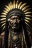 Placeholder: Beautiful Black Native American Chief