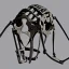 Placeholder: headgear, big clamps, attached to head, skeletal, mechanical