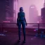 Placeholder: Emma Watts in cyberpunk unreal engine character very detailed cinematic view