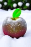 Placeholder: apple with snow