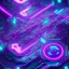 Placeholder: Logo, Hyper Detailed, Cyberpunk, Neon Light, Neon, Entity,