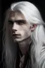 Placeholder: He is a young man with a mysterious and unique appearance. His wild, lush white hair falls in strands around his face, giving him an air of rebellion and freedom. His eyes are a bright and penetrating red, almost luminous, which contrasts strikingly with his porcelain-pale skin. The combination of her complexion and his eyes gives her an ethereal and enigmatic appearance. His figure is slender but athletic, with a natural grace in his movements.