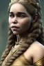 Placeholder: emilia clarke, head and shoulders portrait, viking clothes, realistic, unreal engine, cinematic lighting, octane render.