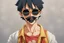 Placeholder: luffy with sunglasses and mustaches