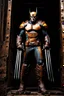 Placeholder: Rusted cyborg Wolverine, photograph