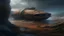 Placeholder: a painting of a crashed star wars spaceship in the grand prismatic spring yellowstone landscape, a detailed matte painting by peter madsen, featured on artstation, space art, matte painting, matte drawing, reimagined by industrial light and magic