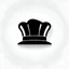 Placeholder: create a chef hat icon like vector style with black color