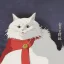 Placeholder: beautiful smooth realistic Japanese samurai robot small cat body, run on dark cosmos background, cat еye, extremely sharp detail, finely tuned detail, ultra high definition, 8 k, unreal engine 5, ultra sharp focus, accurate sword wings, positive smile, lot of details, fit within portrait, Ambiance dramatique