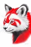 Placeholder: sketch of red panda, realism,pencil