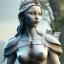 Placeholder: White Statue arwen, full body, Rome sculpture style, full body, details, fresco background, hyper realistic, 8k,