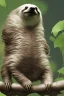 Placeholder: 4 pictures of the same sloth moving in sequence