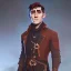 Placeholder: Portrait of a 30 year old warlock like Jake Gyllenhaal, Sherlock Holmes and Mary Poppins