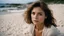 Placeholder: woman sitting on beach, candid RAW film, 16mm, Portra 400 color film, remarkable color, ultra-realistic, textured skin, remarkable detailed pupils, realistic faint skin noise, visible skin detail, skin fluffiness, dry skin, shot on movie camera