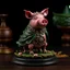 Placeholder: a statuette of a eldritch pig cult