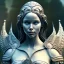 Placeholder: White Statue arwen, full body, Rome sculpture style, full body, details, fresco background, hyper realistic, 8k,