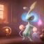 Placeholder: Mystery pokemon,Ambiance dramatique, hyperrealisme, 8k, high quality, lot of details, portrait,