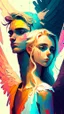 Placeholder: a Angel couple more 2D more detail more colorful fix the mistakes