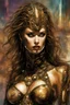 Placeholder: Psycodelic 8k subrealist in vibrant colors Render an 8k image of an android-like Hollywood sensation, embodying both sensuality and technological sophistication. in the Luis Royo style, featuring a unreal dimension grafitti style with intricate derails stunning male superstar cubism jewles if gold , diamonds and blood half-human and half-android.with Andreas Achenbach art style collaboration details