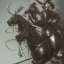 Placeholder: metal warrior riding a metal horse, highly detailed, artstation, concept art, sharp focus, illustration, incredibly symmetrical, incredibly detailed, award winning