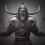 Placeholder: A viking with muscles and blaids, hr giger, scary, steam punk, realistic, made in octane, cinematic, ultra-realistic, extremely detailed octane rendering, 8K, VRAY Super Real ar 2:3, dof photorealistic futuristic 50mm lens hard lighting dark gray tintype photograph, realistic lighting, sepia color