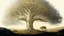 Placeholder: Valinor, tolkien, one giant golden tree, one giant silver tree