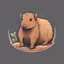 Placeholder: Baby capybara logo