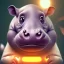 Placeholder: pixar art style of cute baby hippo in natural environment, monotone color, full body, by mobeius, au naturel, hyper detailed, digital art, trending in artstation, cinematic lighting, studio quality, smooth render, unreal engine 5 rendered, octane rendered, art style by klimt and nixeu and ian sprigger and wlop and krenz cushart