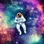 Placeholder: astronaut in galaxy