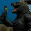 Placeholder: Godzilla calling phone using a nokia