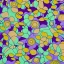 Placeholder: floating flowers in outer space muted colors mc escher