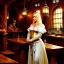 Placeholder: fullbody portrait 'beautiful face blonde massiveboobs medieval wench on tavern in medieval city',painting by gaston bussiere, greg rutkowski, yoji shinkawa, yoshitaka amano, tsutomu nihei, donato giancola, tim hildebrandt, oil on canvas, cinematic composition,sharp image, extreme detail,((fit full head inside picture)),32k